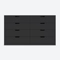 8 Drawers Dresser Black