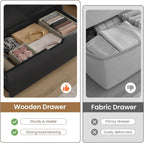 Closet Dresser Black