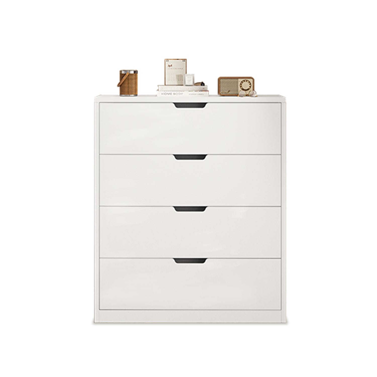 4 Drawers Dresser White