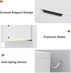 8 Drawers Dresser White