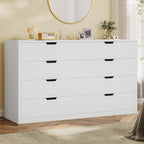 8 Drawers Dresser White