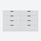 8 Drawers Dresser White
