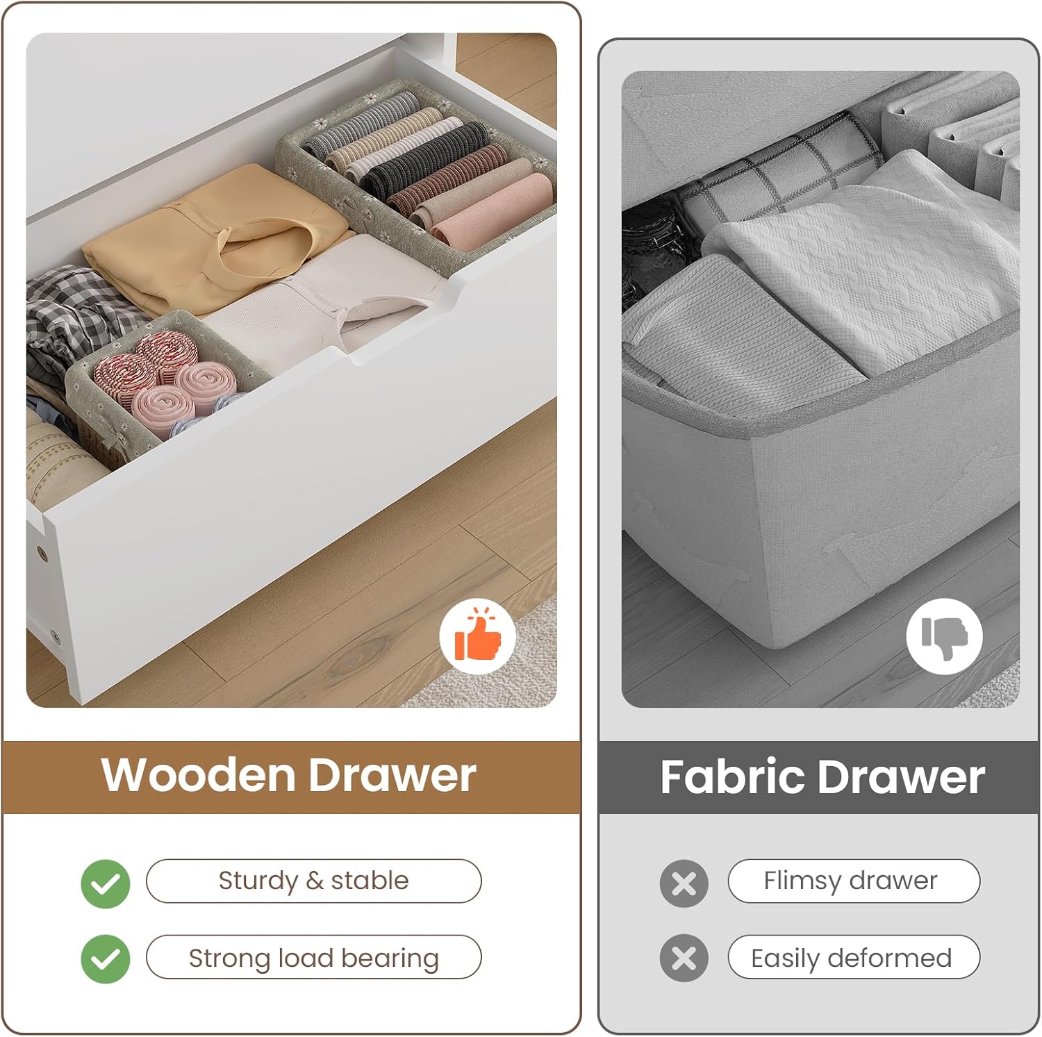 Closet Dresser White