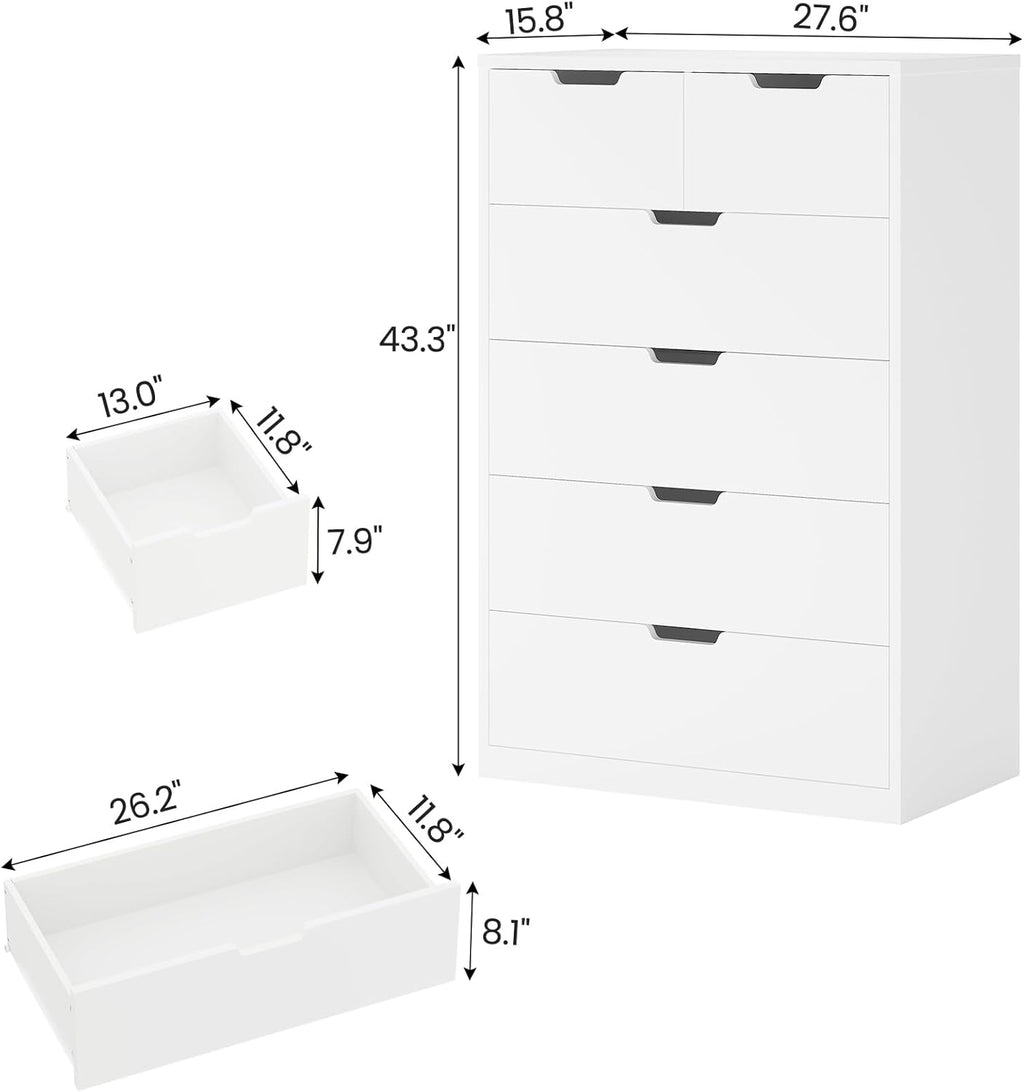 Closet Dresser White