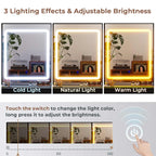 Makeup Vanity with Jewelry Box Black